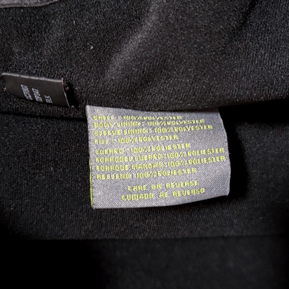 Kenneth Cole Reaction Mens XXL Black Full Zip Utility Jacket - Picture 3 of 8